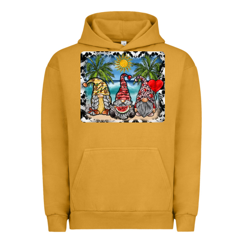 Summer Gnome Mousepad Urban Hoodie by SublimationCraftShop | Teevron