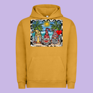 Summer Gnome Mousepad Urban Hoodie Designed By Sublimationcraftshop