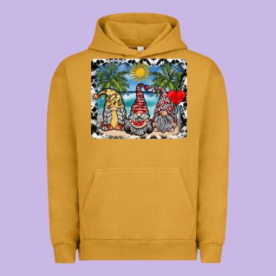 Summer Gnome Mousepad Urban Hoodie Designed By Sublimationcraftshop