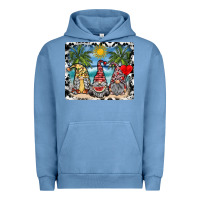 Pigment Pebble Blue summer gnome mousepad Urban Hoodie - SublimationCraftShop