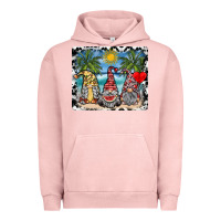 Pigment Salmon summer gnome mousepad Urban Hoodie - SublimationCraftShop