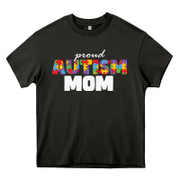 Asphalt LIL Autism Mom Heavy Core Tee - CowhideDigitalArt