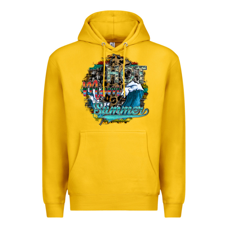 Hot Mom Summer Premium Hoodie by SublimationCraftShop | Teevron
