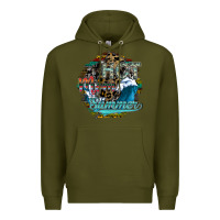 Army Green hot mom summer Premium Hoodie - SublimationCraftShop