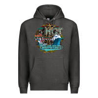 Charcoal Heather hot mom summer Premium Hoodie - SublimationCraftShop