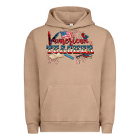 Pigment Burro American Teacher 4th of July Urban Hoodie - CowGirlArtShop