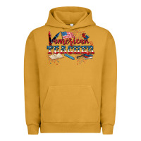 Pigment Peanut Butter American Teacher 4th of July Urban Hoodie - CowGirlArtShop