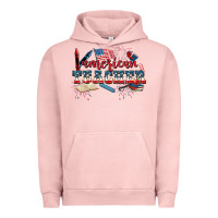 Pigment Salmon American Teacher 4th of July Urban Hoodie - CowGirlArtShop
