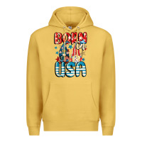 Antique Gold Born in USA gnomes 4th of July Premium Hoodie - CowGirlArtShop
