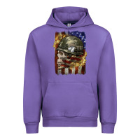 Army Skull 4th Of July Urban Hoodie | Teevron