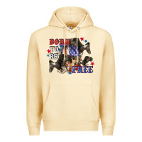 Pina Colada Born to be free 4th of july Premium Hoodie - CowGirlArtShop