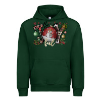 Forest Green be joy ful Urban Hoodie - CowhideDigitalArt