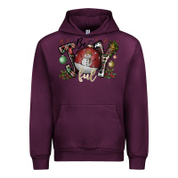 Mauve Wine be joy ful Urban Hoodie - CowhideDigitalArt