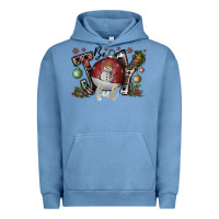 Pigment Pebble Blue be joy ful Urban Hoodie - CowhideDigitalArt