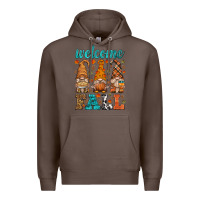 Coffee welcome fall gnome Premium Hoodie - HRA Design Shop