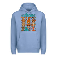 Colony Blue welcome fall gnome Premium Hoodie - HRA Design Shop