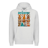 Dove Grey welcome fall gnome Premium Hoodie - HRA Design Shop