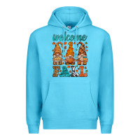 Ocean Blue welcome fall gnome Premium Hoodie - HRA Design Shop