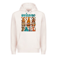 Pale Pink welcome fall gnome Premium Hoodie - HRA Design Shop