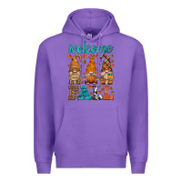 Purple welcome fall gnome Premium Hoodie - HRA Design Shop