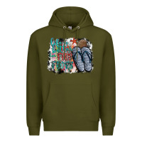 Army Green life is better in fılp flops Premium Hoodie - SublimationCraftShop