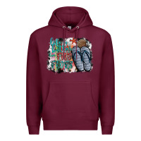 Burgundy life is better in fılp flops Premium Hoodie - SublimationCraftShop