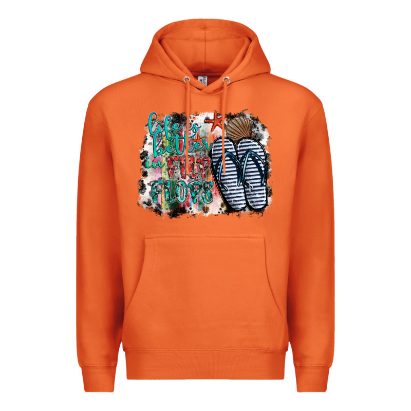 Life Is Better In Fılp Flops Premium Hoodie by SublimationCraftShop | Teevron