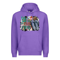 Purple life is better in fılp flops Premium Hoodie - SublimationCraftShop
