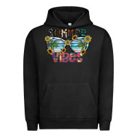 Pigment Black summer vibes Urban Hoodie - SublimationCraftShop