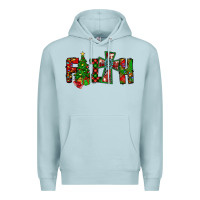Blue Mist christmas faith with cross Premium Hoodie - CowhideDigitalArt