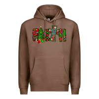 Chestnut christmas faith with cross Premium Hoodie - CowhideDigitalArt