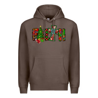 Coffee christmas faith with cross Premium Hoodie - CowhideDigitalArt