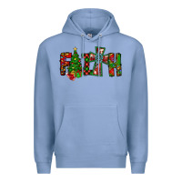 Colony Blue christmas faith with cross Premium Hoodie - CowhideDigitalArt