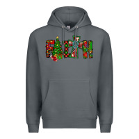 Rock christmas faith with cross Premium Hoodie - CowhideDigitalArt