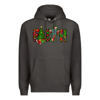 Smoke christmas faith with cross Premium Hoodie - CowhideDigitalArt