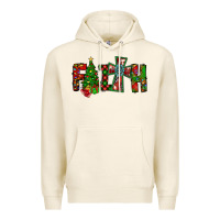 Tofu christmas faith with cross Premium Hoodie - CowhideDigitalArt