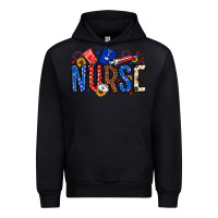 Black American Nurse Urban Hoodie - Neo Western