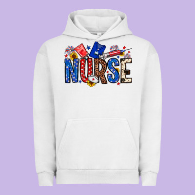 American Nurse Urban Hoodie Designed By Neo Western