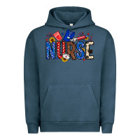Pigment Midnight Navy American Nurse Urban Hoodie - Neo Western