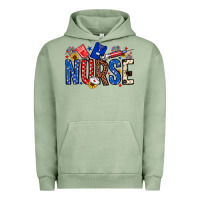 Pigment Oil Green American Nurse Urban Hoodie - Neo Western
