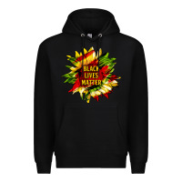 Black black lives matter sunflower Premium Hoodie - HRA Design Shop