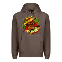 Coffee black lives matter sunflower Premium Hoodie - HRA Design Shop