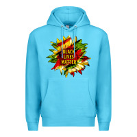 Ocean Blue black lives matter sunflower Premium Hoodie - HRA Design Shop