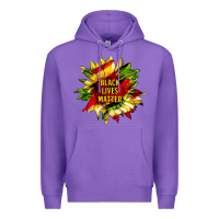 Purple black lives matter sunflower Premium Hoodie - HRA Design Shop