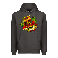 Smoke black lives matter sunflower Premium Hoodie - HRA Design Shop