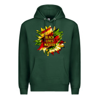 Sports Green black lives matter sunflower Premium Hoodie - HRA Design Shop