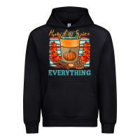 Black pumpkin spice everything Urban Hoodie - HRA Design Shop