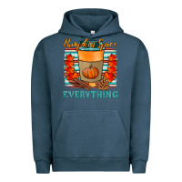 Pigment Midnight Navy pumpkin spice everything Urban Hoodie - HRA Design Shop