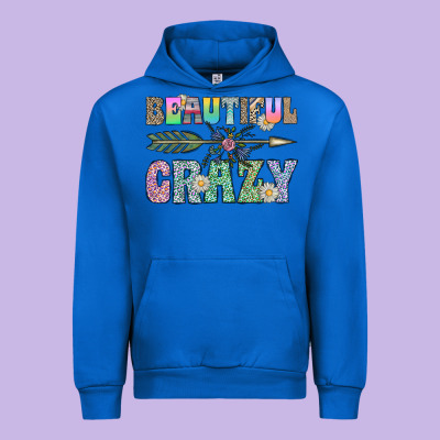 Beautiful Crazy Urban Hoodie Designed By Cowhidedigitalart