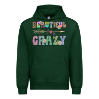 Forest Green beautiful crazy Urban Hoodie - CowhideDigitalArt